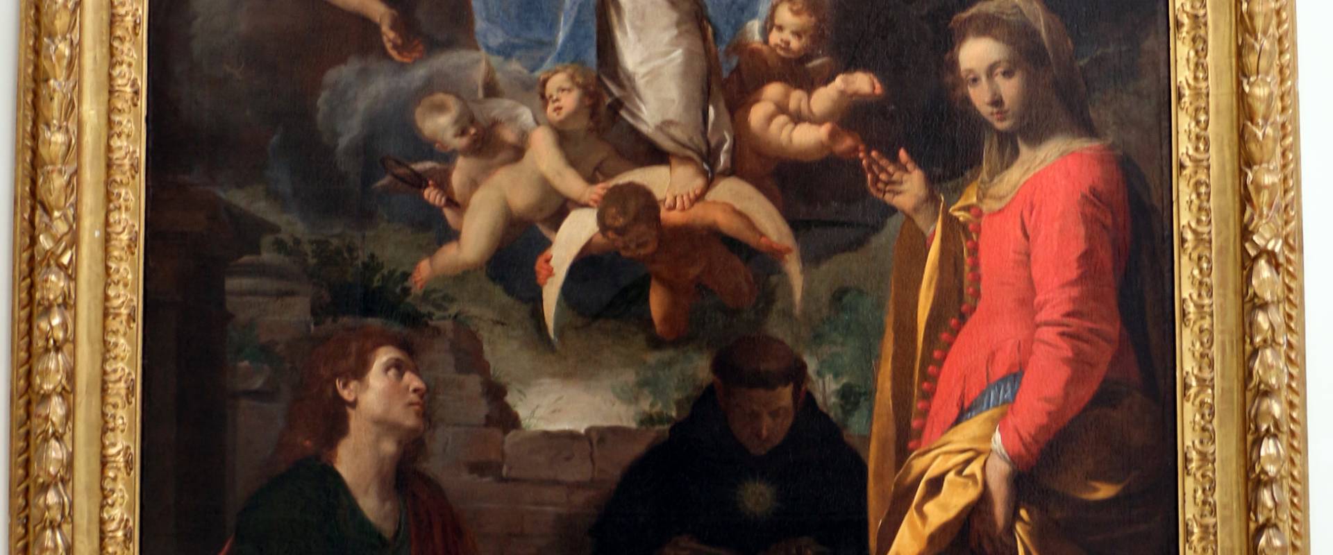 Simone cantarini, madonna in gloria tra santi, 1632-34 ca., 01 foto di Sailko